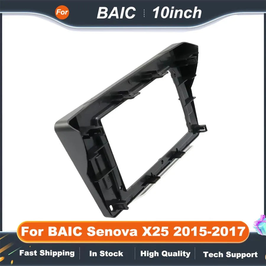 10 Inch Car Radio Fascia Frame Adapter CANBUS Box Decoder for BAIC SENOVA X25 2015-2017 Android Radio Dash Fitting Panel Kit