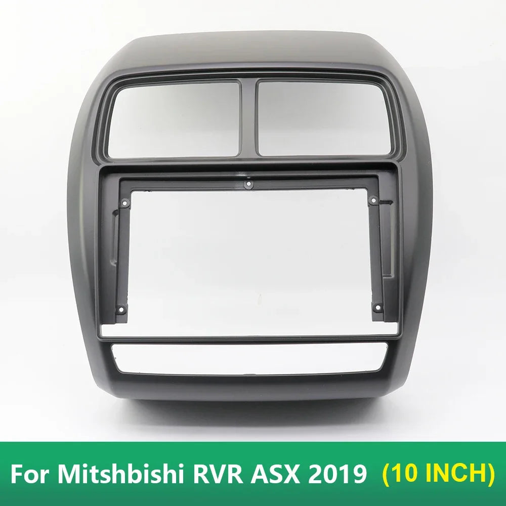 10 Inch Car Frame Fascia Adapter Canbus Box For Mitshbishi RVR ASX 2019 Android Radio Audio Dash Fitting Panel Kit