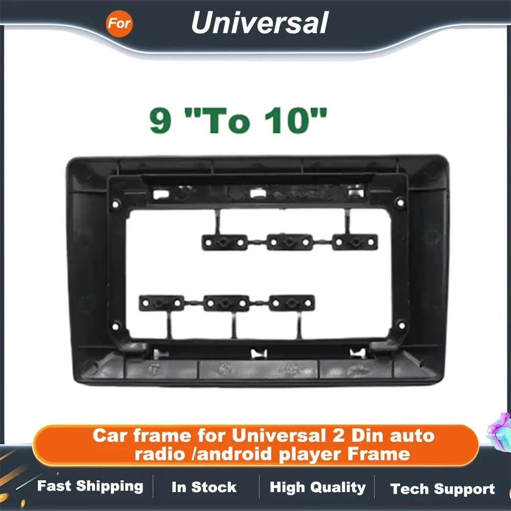 9 Inch To 10.1 9 10 Inch To 7 Inch Frame 2 DIN Frame Suitable For All Car Models Center Console Radio Android System