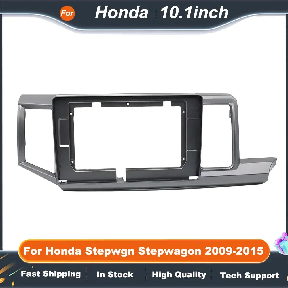 10.1 Inch car multimedia frame Adapter For Honda Stepwgn Stepwagon 2009-2015 Android Radio Dash Fitting Panel Kit