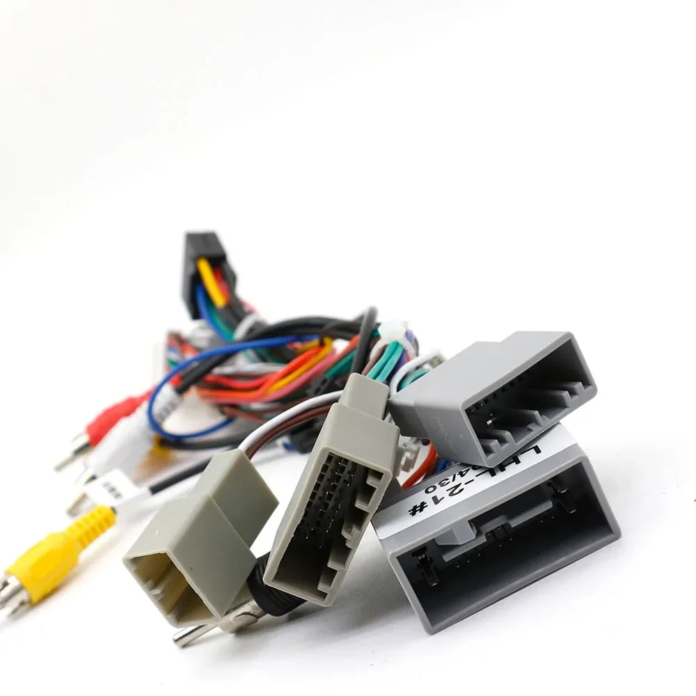 KARUIS Car 16pin Audio Wiring Harness With Canbus Box For Honda Civic CRV Breeze Aftermarket Stereo Installation Wire Adapter