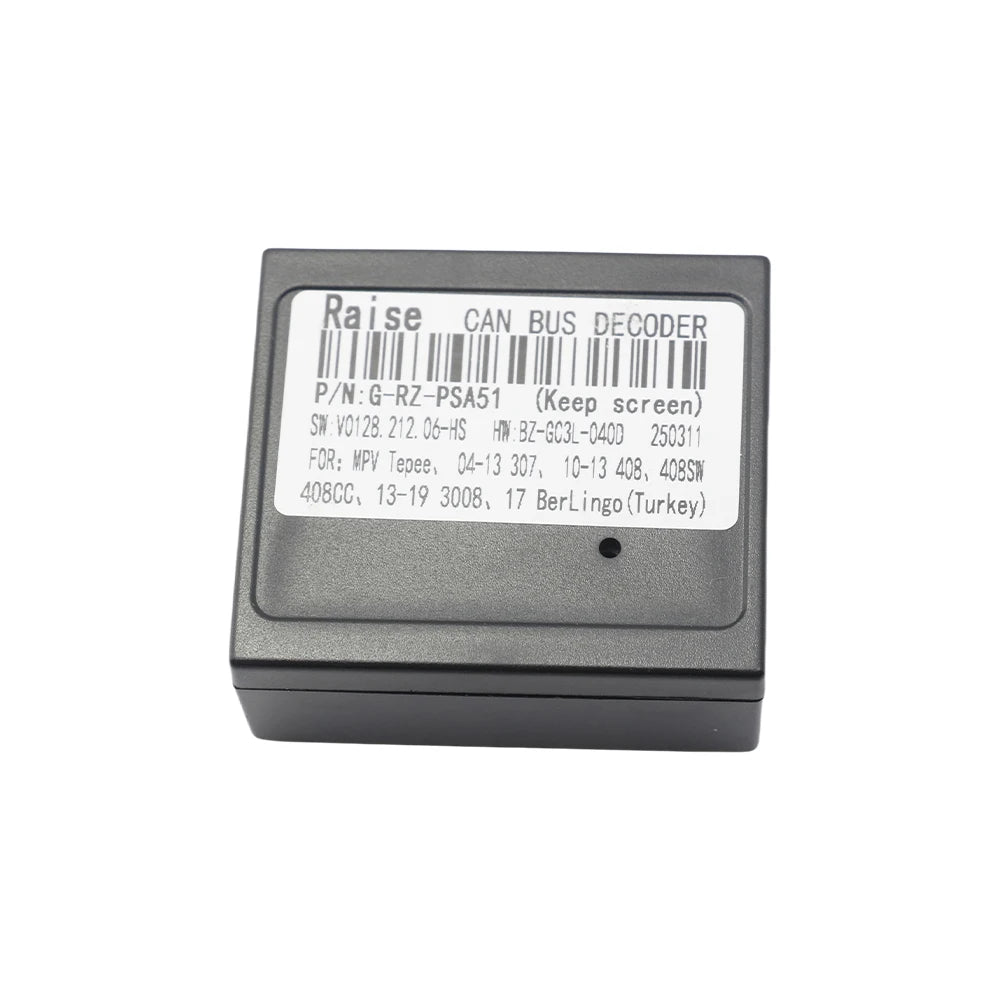 Car Radio PSA-RZ-01 Canbus Box 16 PIN Adaptor For Peugeot 408 308 2007-2020 Power cable Android 2 Din