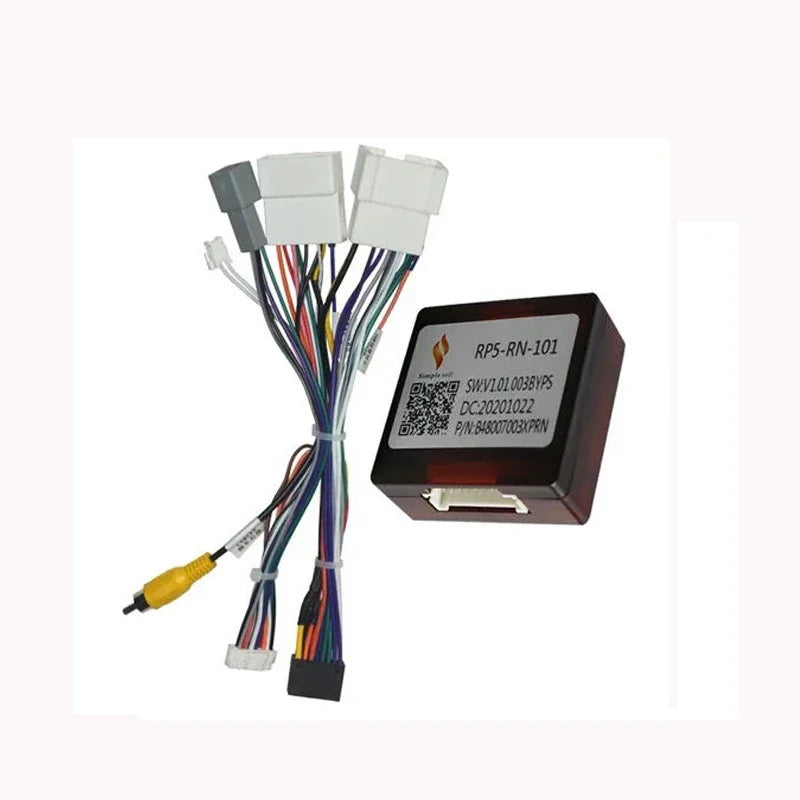 16 Pin Canbus box Adaptor RP5-RN-101 For Renault Clio Captur Dacia With Wiring Harness Power Cable Android Car Radio