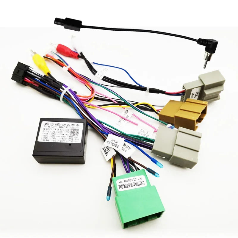 CAN Bus Decoder Harness Adapter 16 Pin Plug Connector Car Android Wiring Cable for Chevrolet Trax Onix Cruze Tracker Encore