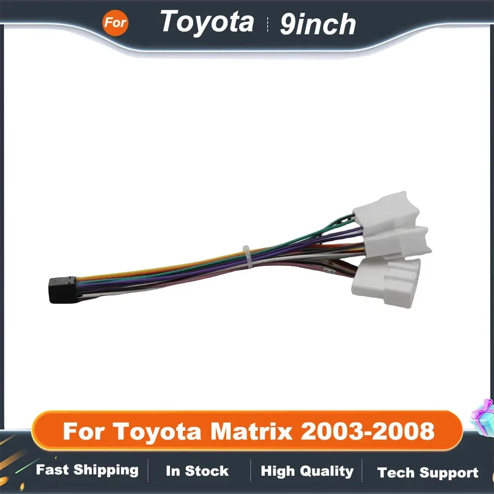 9 Inch Car Frame Fascia Adapter For Toyota Matrix 2 E140 Pontiac Vibe Android Radio Dash Fitting Panel Kit