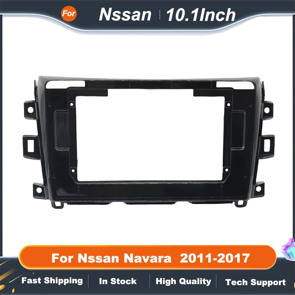 10 Inch Car Radio Fascia For Nssan Navara 2011-2017 Terra Frontier NP Canbus Box Decoder Android Radio Dash Panel Kit