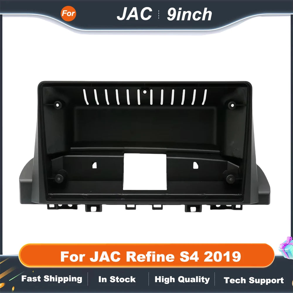 9 Inch Car Fascia Radio Panel Adapter Canbus Box Decoder For JAC Refine S4 2019 Android Big Screen Radio Dash Fitting Kit