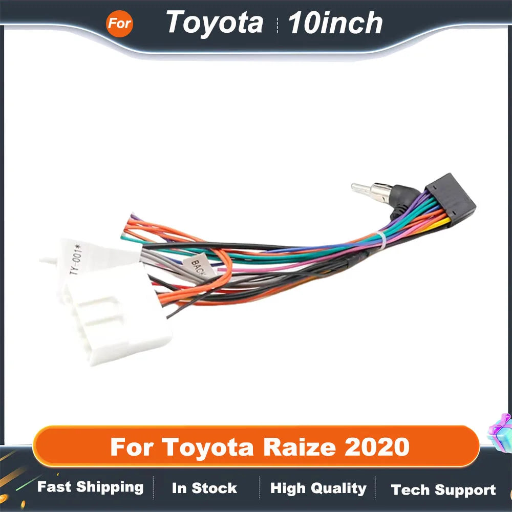 10 Inch Car Frame Fascia Adapter For Toyota Raize 2020 Android Radio Dash Fitting Panel Kit