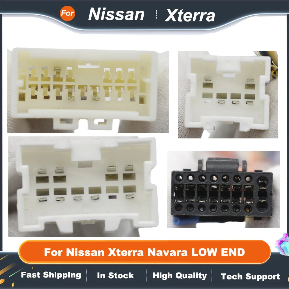 16PIN Car Radio Cable For Nissan Xterra Navara LOW END Cable Power Wire Cable Android Car