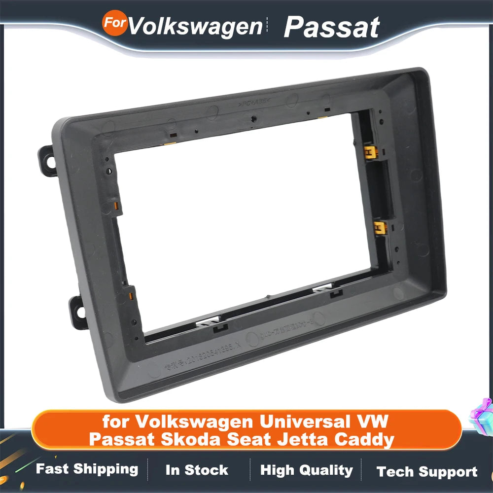 Car Frame Fascia Adapter Android Dash Fitting Panel Kit for Volkswagen Universal VW Passat Skoda Seat Jetta Caddy