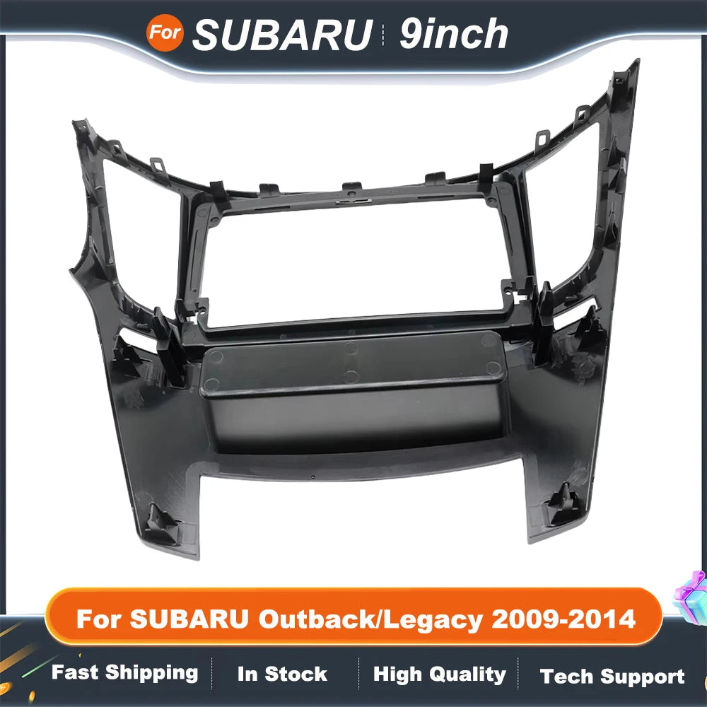 9Inch Car Radio Fascia For SUBARU Outback/Legacy 2009-2014 Auto Stereo Audio Player DVD Panel Dash Kit Frame Bezel Faceplate