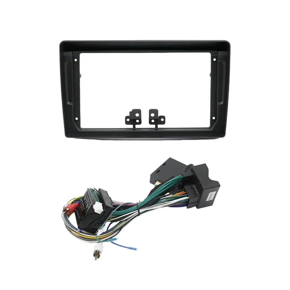 9 Inch Car Frame Fascia Adapter Canbus Box Decoder For Peugeot 407 2004-2009 Android Radio Dash Fitting Panel Kit