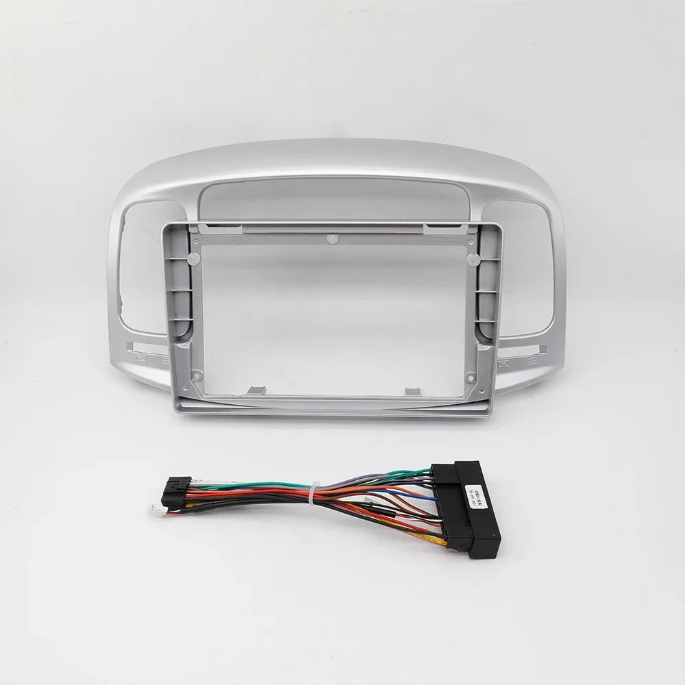 For Hyundai Accent 2008-2011 9inch 2Din Car Radio Fascia Auto Stereo Audio Player DVD Panel Dash Kit Frame Center Console Holder