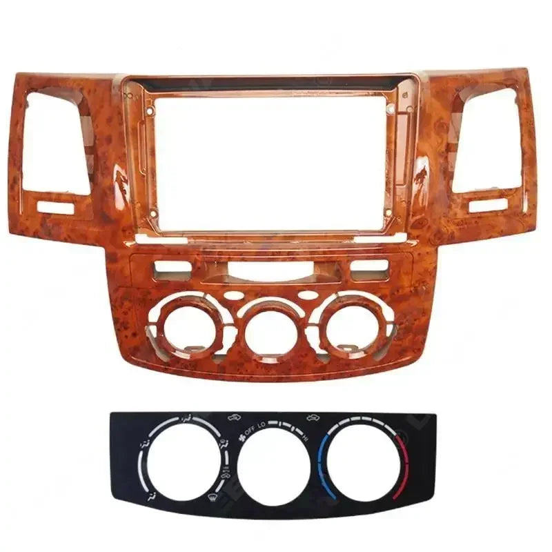 For Toyota Fortuner Hilux Vigo 2007-2015 9 Inch Car Frame Fascia Adapter Android Radio Dash Fitting Panel Kit