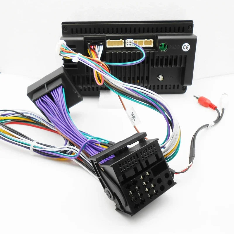 Wiring Harness Quadlock Connector 16 Pin Plug CAN Bus Decoder Car Android Accessories 12V Cable Adapter for Mercedes W204 C200