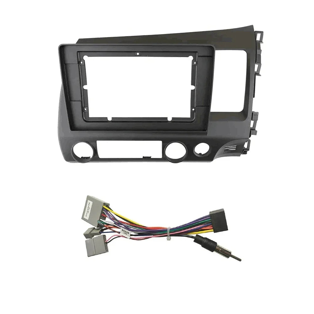 For Honda Civic 2006-2011 10.1 Inch Car Android Radio MP5 Player Casing Frame 2Din Panel Head Unit Fascia Dash Cover Trim Kit