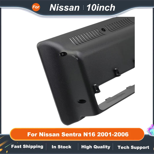 10 Inch Car Audio Fascia Panels  Adapter For Nissan Sentra N16 2001-2006 Android Radio Dash Fitting Panel Kit