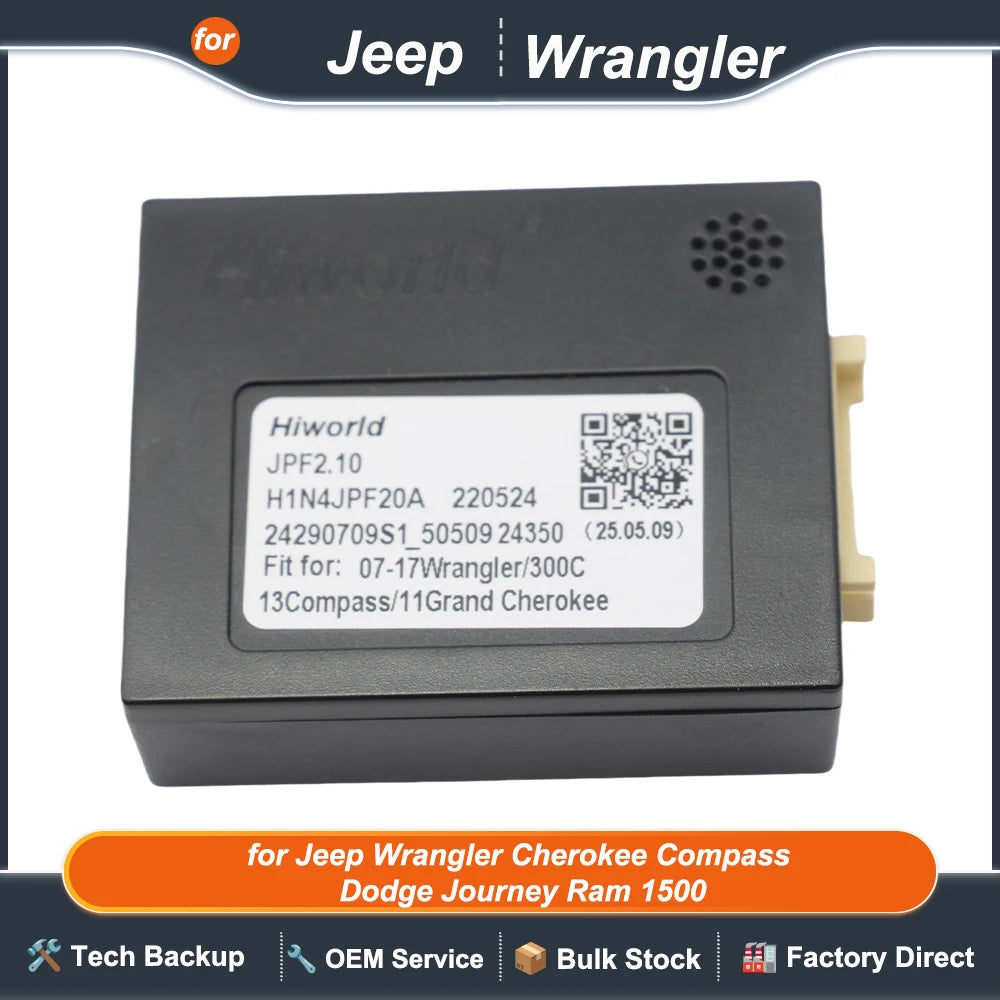 Radio Wiring Harness Adapter CAN Bus Decoder Box 16 Pin to 22Pin Cable for Jeep Wrangler Cherokee Compass Dodge Journey Ram 1500