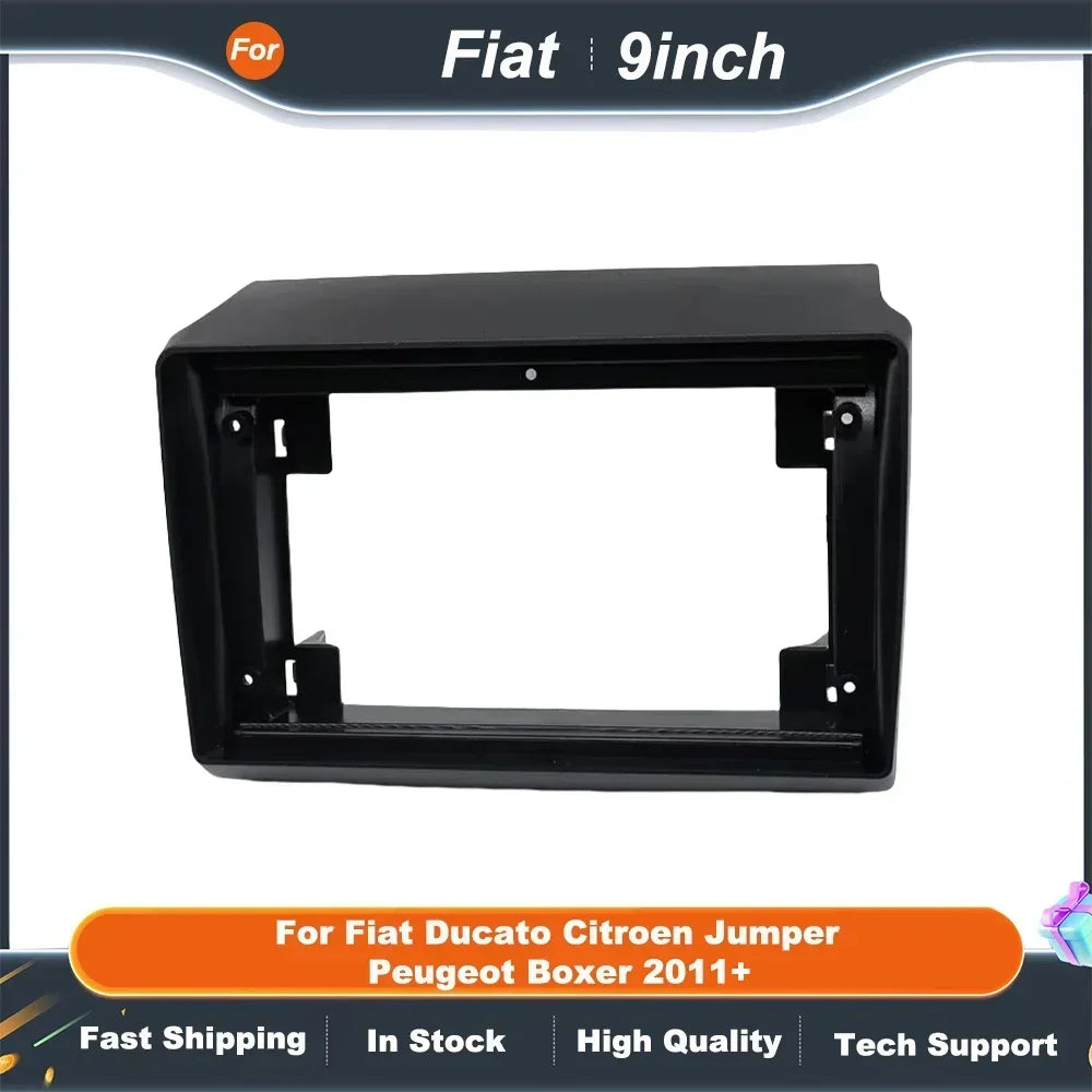 9 Inch Car Radio Frame Fitting Kit for FIAT DUCATO CITROEN JUMPER PEUGEOT BOXER 2011+ Android CANBUS Dash Panel Adapter Kit