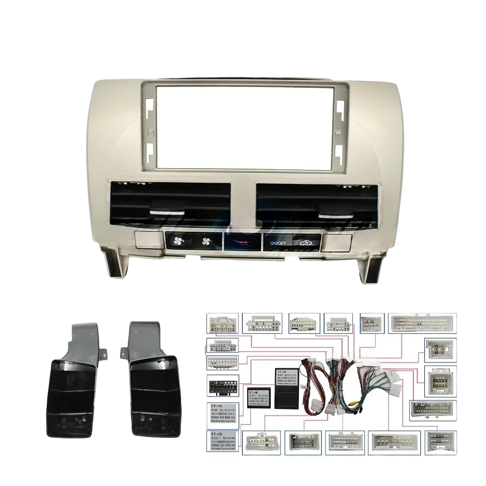 12.3 inch Car Radio Fascia For LEXUS RX330 RX350 2004-2007 2Din Stereo Player Install Surround Panel Dash Kit GPS Frame
