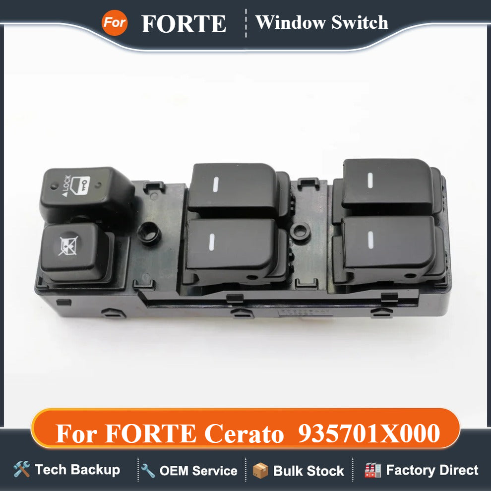 93570-1X000 Power Window Switch Front Left Door Glass Fit car styling good quality 935701X000 For FORTE Cerato