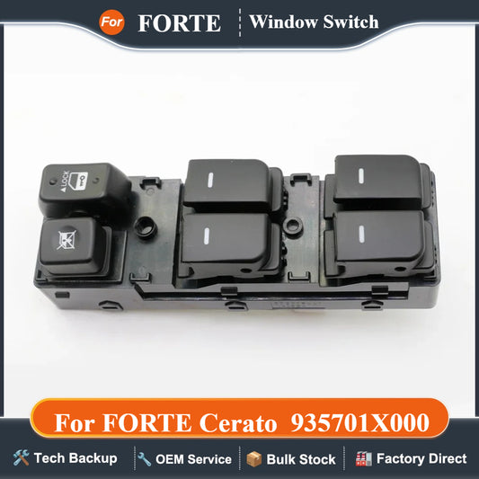 93570-1X000 Power Window Switch Front Left Door Glass Fit car styling good quality 935701X000 For FORTE Cerato