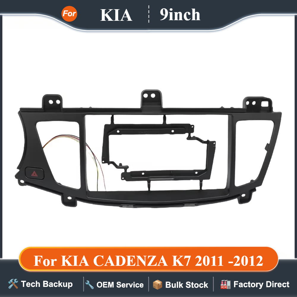Wholesale Car Accessory 9 inch Radio Video Fascia Panel Audio Multimedia Player For KIA CADENZA K7 2011 2012