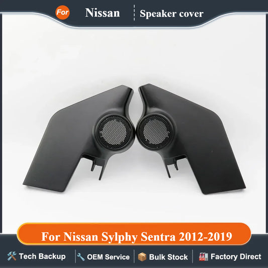 For Nissan Sylphy Sentra 2012-2019 2PCS Car Tweeter Refitting Audio Door Angle Gum Speaker Cover Boxes Mounts