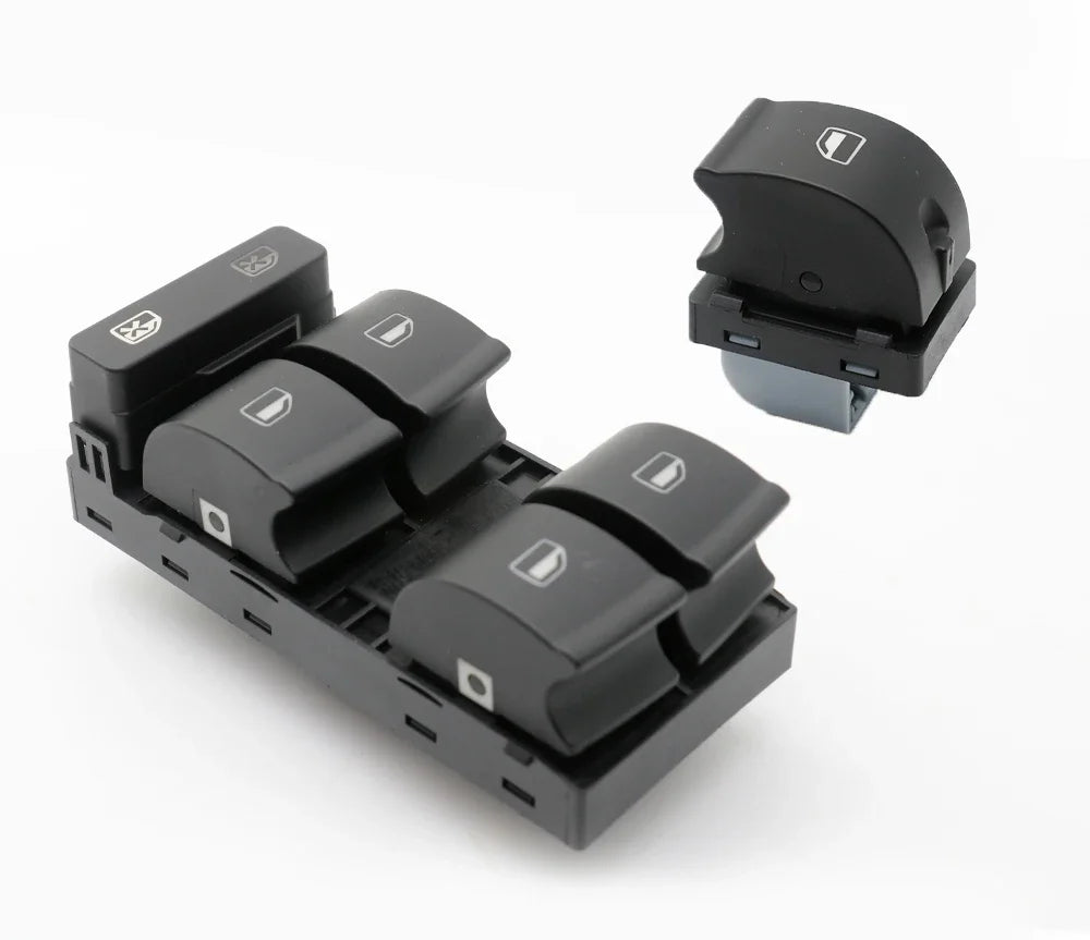 Nevosa Car Electric Master Power Window Control Switch Button For Audi A4 S4 B6 B7 Seat Exeo 8ED959851B 8E0959851 8E0959855