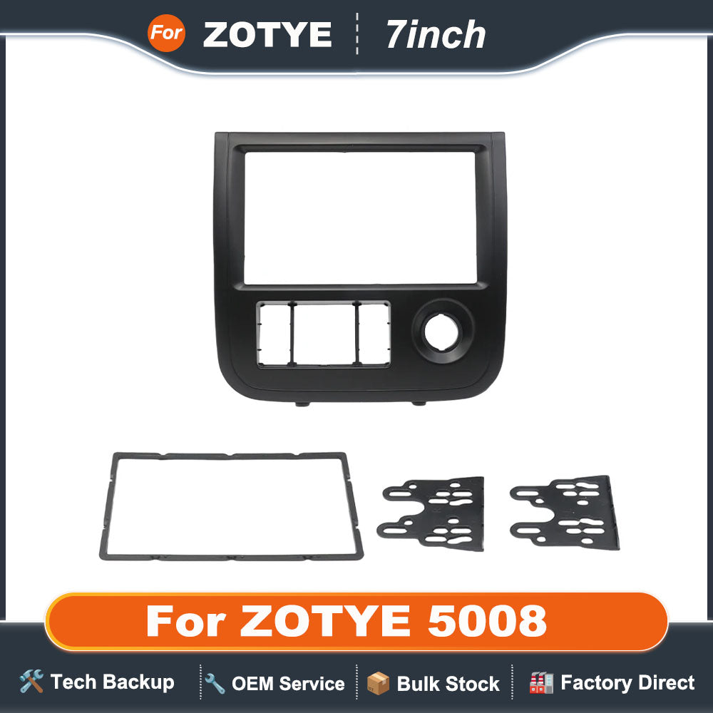 Car Stereo Frame 7 inch For ZOTYE 5008 Face Frame Kit Cover Radio Stereo Dash Trim Plate DVD 2 Din Install Kits