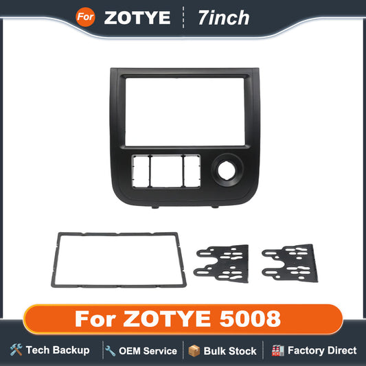 Car Stereo Frame 7 inch For ZOTYE 5008 Face Frame Kit Cover Radio Stereo Dash Trim Plate DVD 2 Din Install Kits