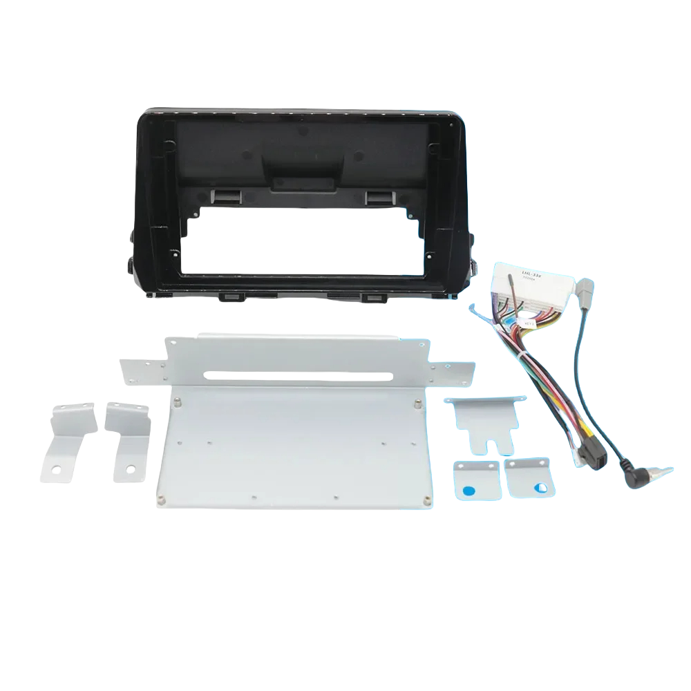 9 Inch 22.86cm for 2016-2021 Adapter Android Radio Dash Fitting Panel Kit for KIA Picanto Morning Car Stereo Frame