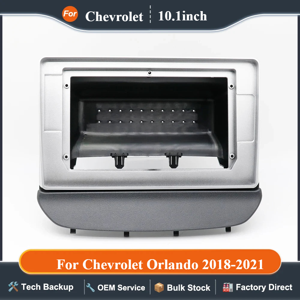 10.1 inch Car Fascia Radio Panel for Chevrolet Orlando 2018-2021 Dash Kit Install GPS Facia Console 10.1inch Bezel Adapter Plate