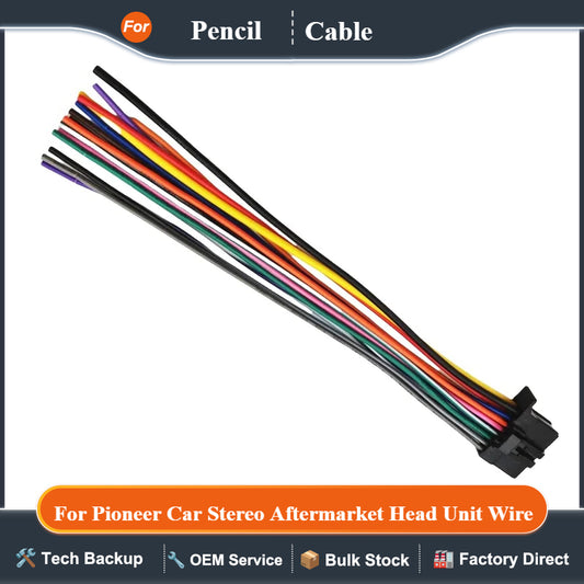 Radio Wiring Harness 16 Pin Wiring Cable Plug and Play for Pioneer Car Stereo Aftermarket Head Unit Wire