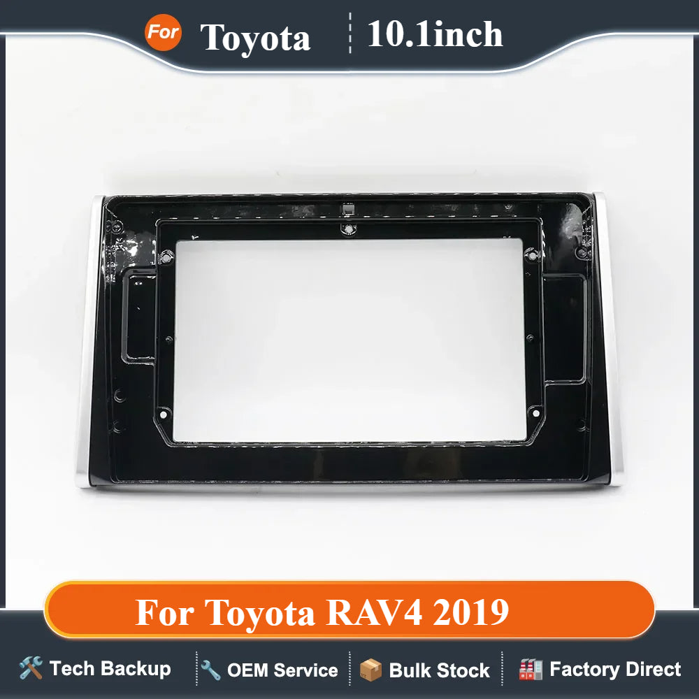 For Toyota RAV4 2019 10.1 Inch Car Radio Fascia Frame 2DIN Install Panel Dashboard