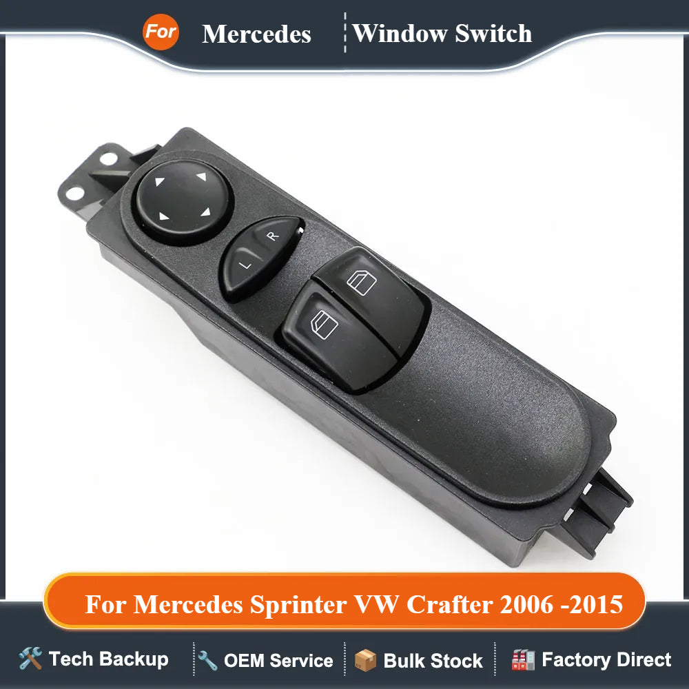High Quality Electric Power Window Control Button Switch  For Mercedes Sprinter VW Crafter 2006 2007 2008 2009 2010 2011-2015