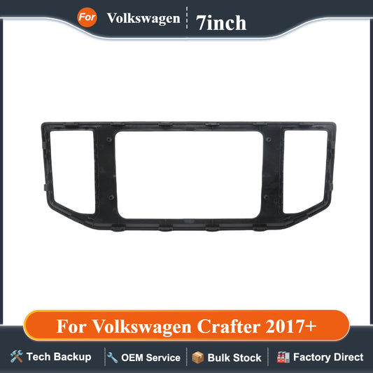 7 Inch Car Stereo Frame for Volkswagen Crafter 2017+ Fascias Android GPS MP5 Stereo Player 2 Din Head Unit Panel Dash Adapter