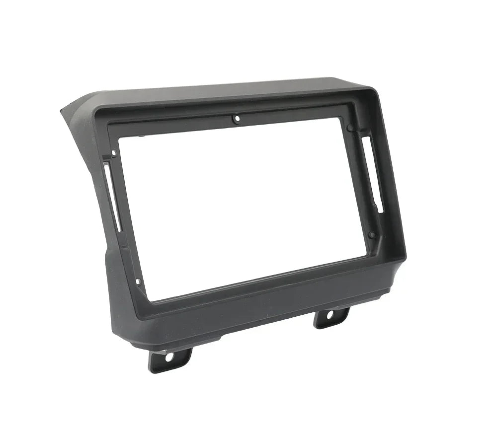 AUTODAILY Car Audio 9" Big Screen DVD Fascia Frame Adapter For  Jeep Wrangler Rubicon 2Din Dash Installation Panel  Kit