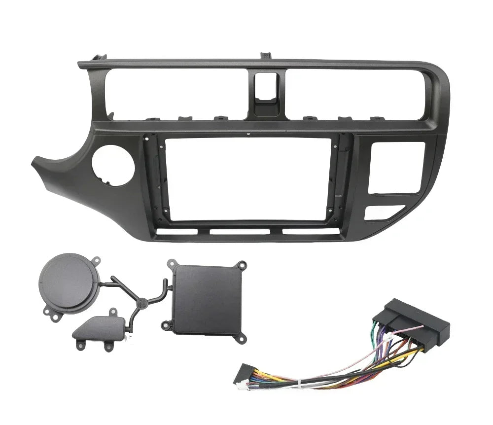 2 DIN 9INCH CAR Radio Dash Frame for KIA RIO KIA K3 2012-2015 9 Inch Big Radio Stereo Dash Mount Panel Frame