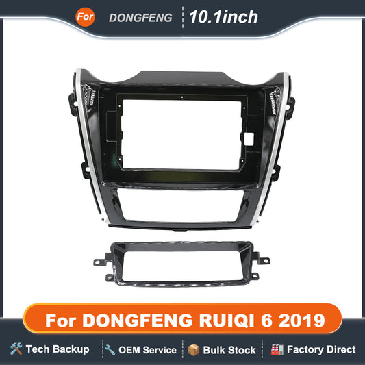 10.1 inch 25.654cm For 2019 Car Radio Fascias Android GPS Stereo Player 2 Din Head Unit Panel Dash Frame For DONGFENG RUIQI 6