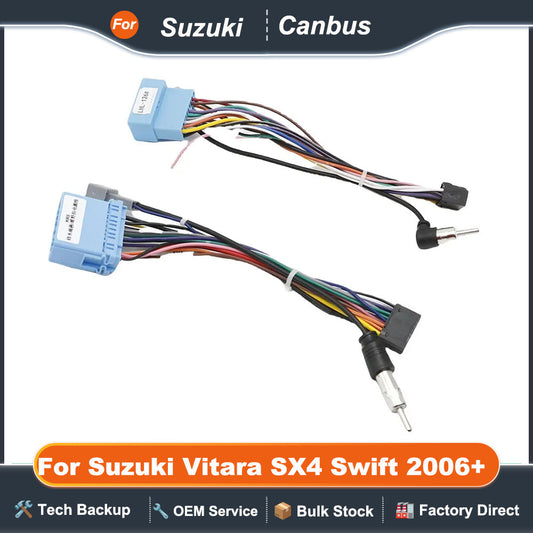 JF-SU-01 for Suzuki car series wire harness connector  ISO   canbus box cable