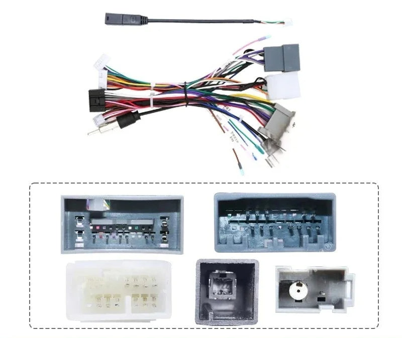 CANBUS For HONDA 2012-2016 CRV 2012 CIVIC 2.0 2.4 Android Car Radio Player Cable Auto Power Wire harness Adaptor HD-RZ-06