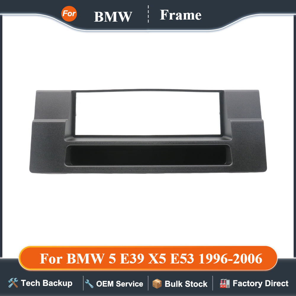 Car DVD Player Frame for BMW 5 E39 X5 E53 1996-2006 Dashboard Trim Installation Kit