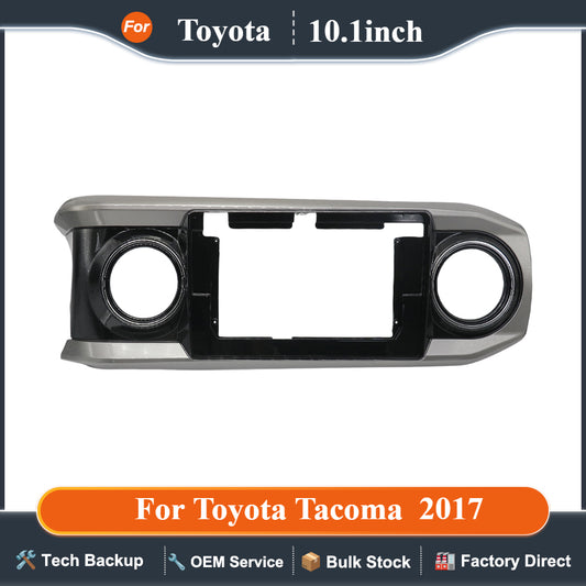 10.1 inch 25.654cm For 2017 Car Frame Fascia Adapter Android Radio Dash Fitting Panel Kit Voor For Toyota Tacoma