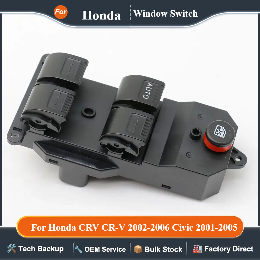 35760-S9A-G042A 35760-S9A-G042 35760S9AG042A Power Window Regulator Master Switch For Honda CRV CR-V 2002-2006 Civic 2001-2005
