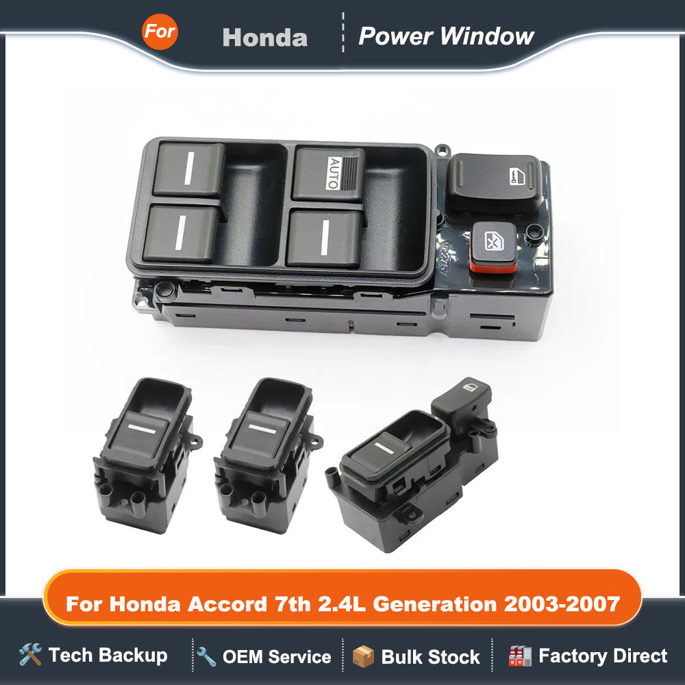 35770-SDA-A21 For Honda Accord 7th 2.4L Generation 2003-2007 Electric Window Switch Glass Button Control 35750-SDA-H12