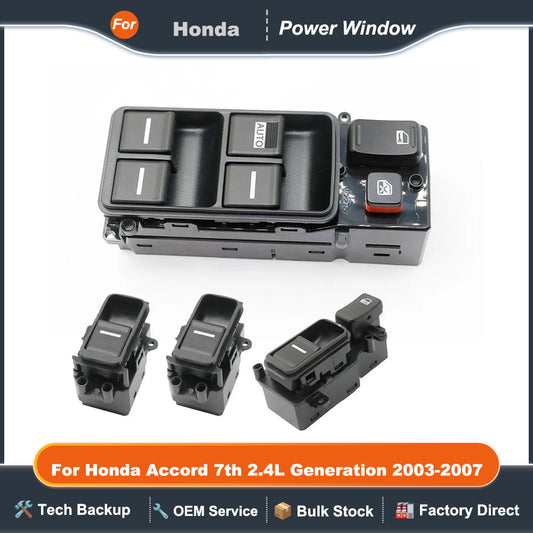 35770-SDA-A21 For Honda Accord 7th 2.4L Generation 2003-2007 Electric Window Switch Glass Button Control 35750-SDA-H12