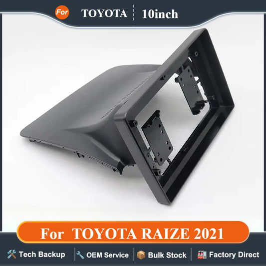 10 Inch Car Frame Fascia Adapter Android Radio Dash Fitting Panel Kit For 2021 TOYOTA RAIZE