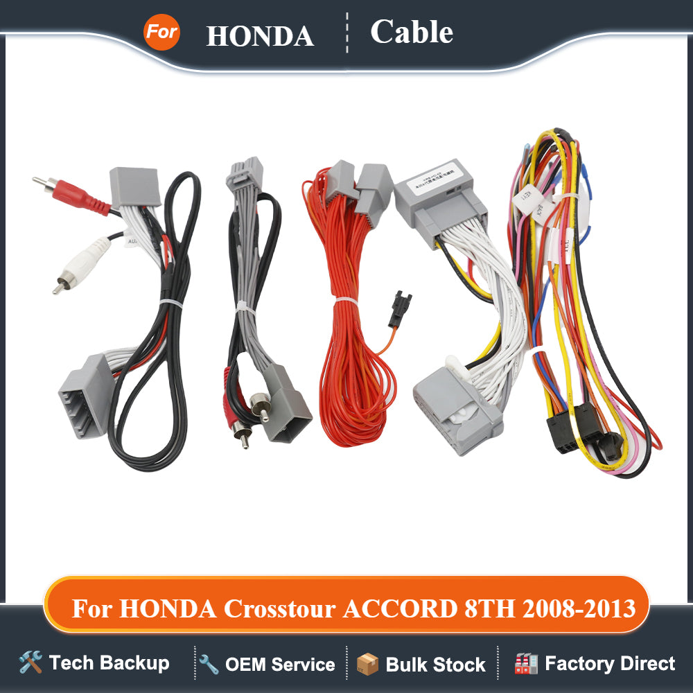 Canbus box Adaptor cable For HONDA Crosstour ACCORD 8TH 2008-2013 Wire harness connector car ISO harness