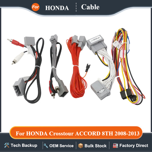 Canbus box Adaptor cable For HONDA Crosstour ACCORD 8TH 2008-2013 Wire harness connector car ISO harness